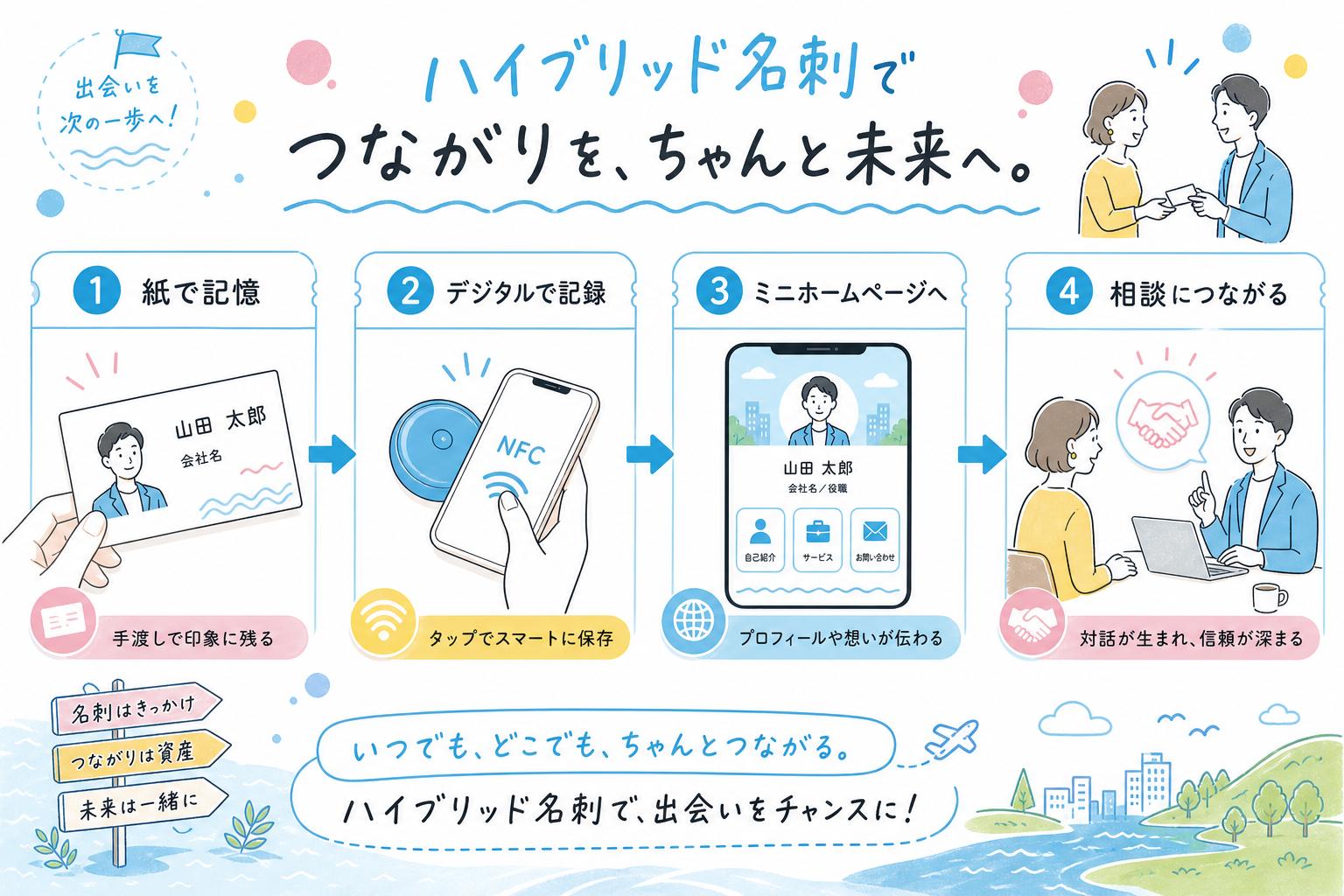 名刺交換を仕事につなげるには、記憶と記録の両方がいるのサムネイル