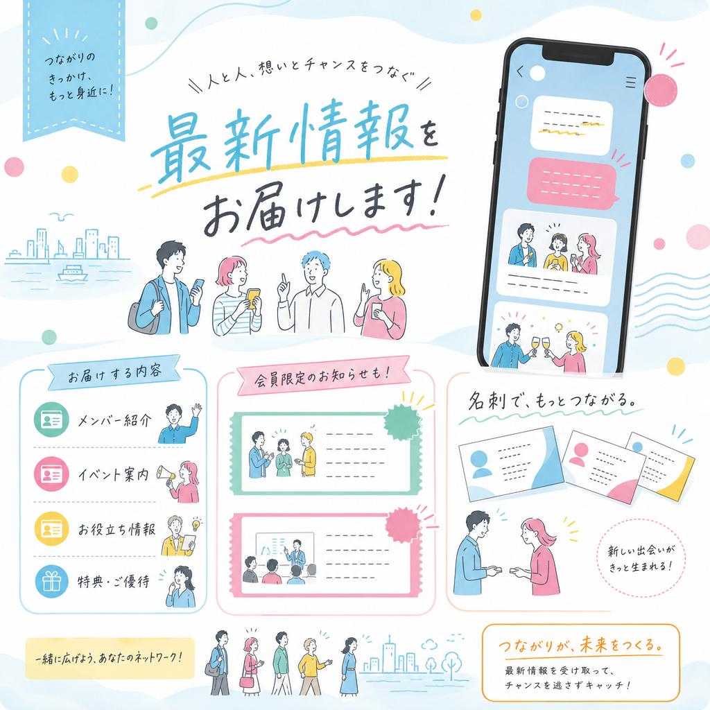 公式LINEとコミュニティのイメージ