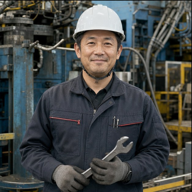 設備保全リーダーの松岡 大地
