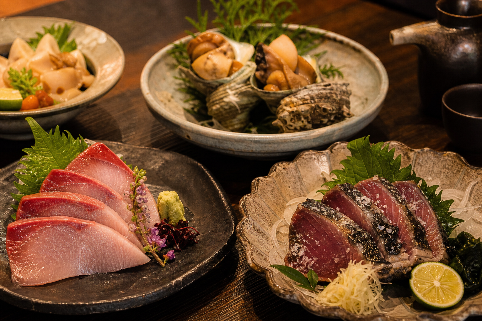 瀬戸内鮮魚の一皿