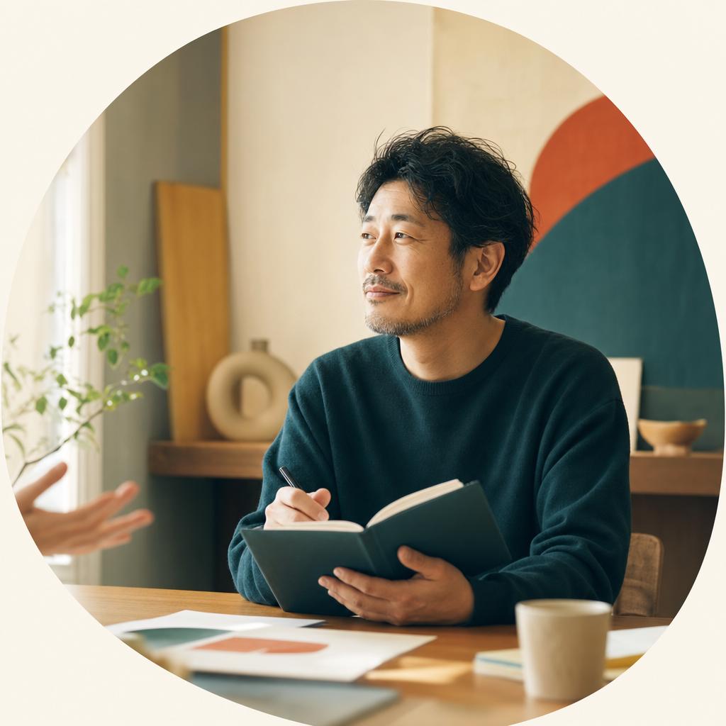 代表プロフィール写真の差し替え用イメージ